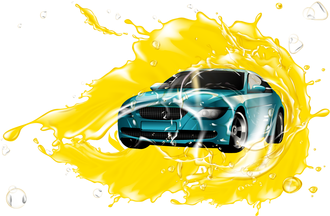 Edge Car Wash Yellow Splash Car